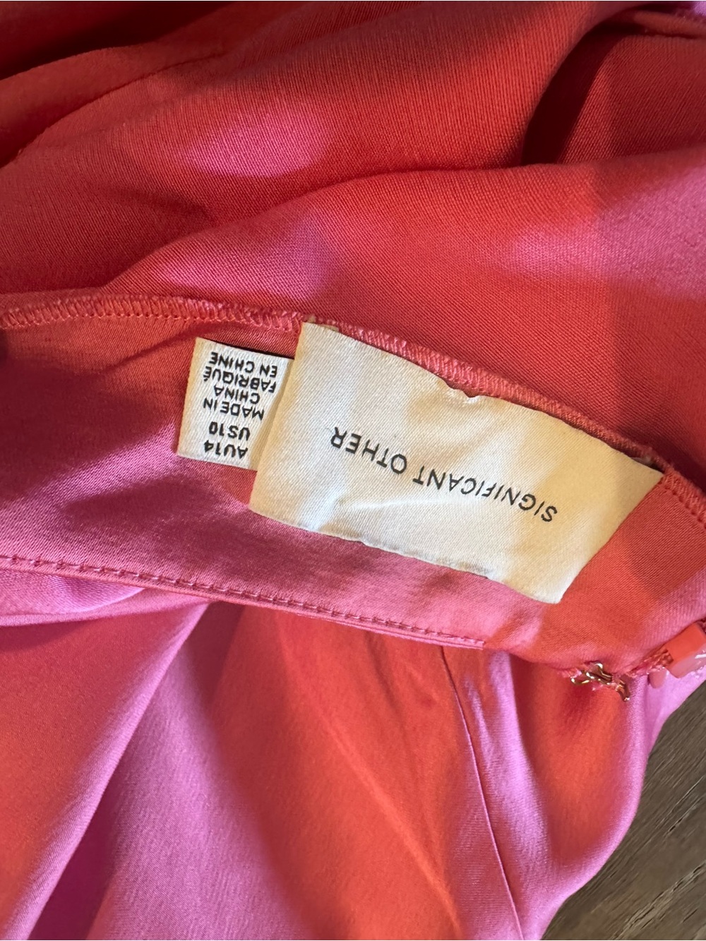 Anthropologie - Significant Other Bright Pink Open-Back Midi Dress - Picture 4 of 5